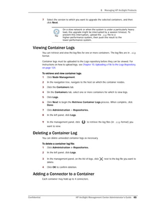 ArcSight Management Center 1.0 Administrator's Guide | PDF