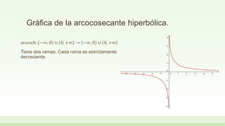 Arcocosecante hiperbolica Definicion | PPTX