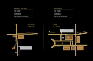 Main Office (Abu Dhabi)
T: +971 2 446 5012
F: +971 2 446 5013
E: interiors@arco.ae
www.arcointeriors.com
P.O.Box 6152, Abu Dhabi, United Arab Emirates
DUBAI BRANCH
T: +971 4 396 9794
F: +971 4 396 9784
E: info@arcodxb.ae
www.arcointeriors.com
P.O.Box 33213, DUBAI, United Arab Emirates
To shk.Zayed road
To Lamcy plaza
Umm Hureir Road
Flacon
city
building
Business
atrium
building
DubaiTV
Al NAsr Club
Metro
green
line
Oudmetharoad
Rashid hospital
Our location
Umm Hureir Road, Al Makhawi building
Arabian Furniture & Decor showroom
Dubai
location
To Maktoum bridge
ABu dhabi
location
 