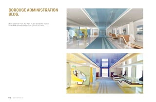 Offices, Located in Ruwais Abu Dhabi, we were awarded this project in
2011 as desgin and build including Fit-out, FF&E, MEP & IT works.
Borouge Administration
Bldg.
www.arcointeriors.comP 28
 