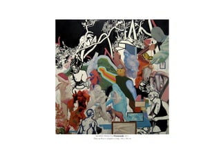 RICARDO ANGÉLICO, Promenade, 2011,
Óleo, acrílico e colagens s/ tela, 146 x 146 cm
 