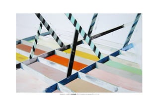 MANUEL CAEIRO, Cat Walk, 2012, Acrylico on canvas, 95 x 151 cm
 