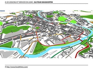 # LES LOGICIELS ET SERVICES EN LIGNE › ELK POUR GRASSHOPPER
# http://www.food4rhino.com/
 