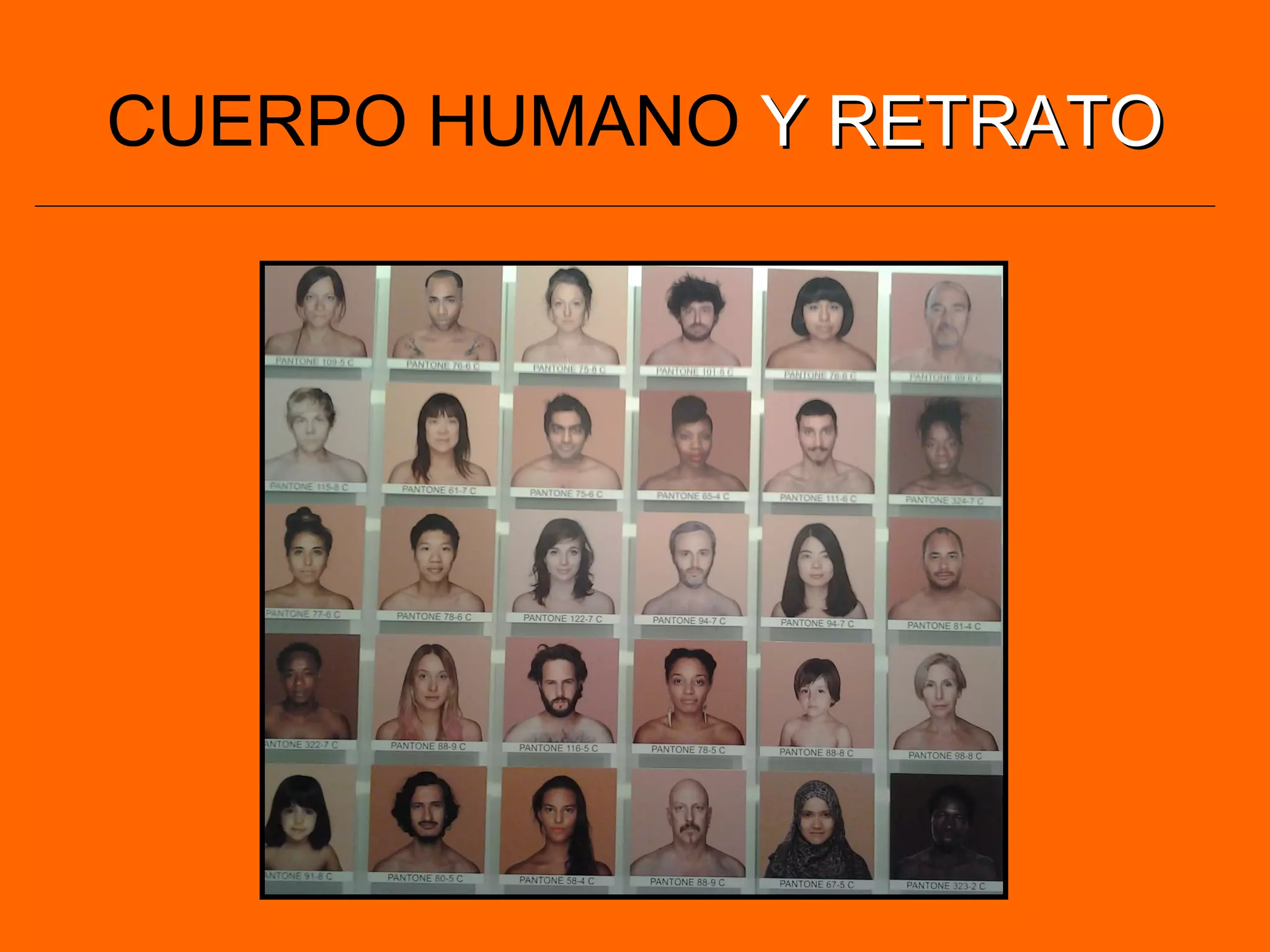 CUERPO HUMANO Y RETRATOY RETRATO
 