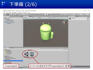 下準備 (2/6)
②ファイル名をそれぞれsample2に変更①sample2
 