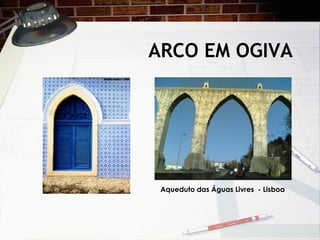 ARCO EM OGIVA
Aqueduto das Águas Livres - Lisboa
 