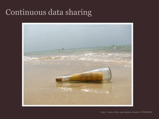 Continuous data sharinghttp://www.flickr.com/photos/funtik/1175522045/