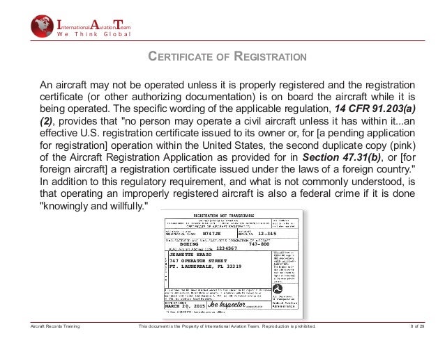 Aircraft Title Records _ Aircraft Registration – YZZGL