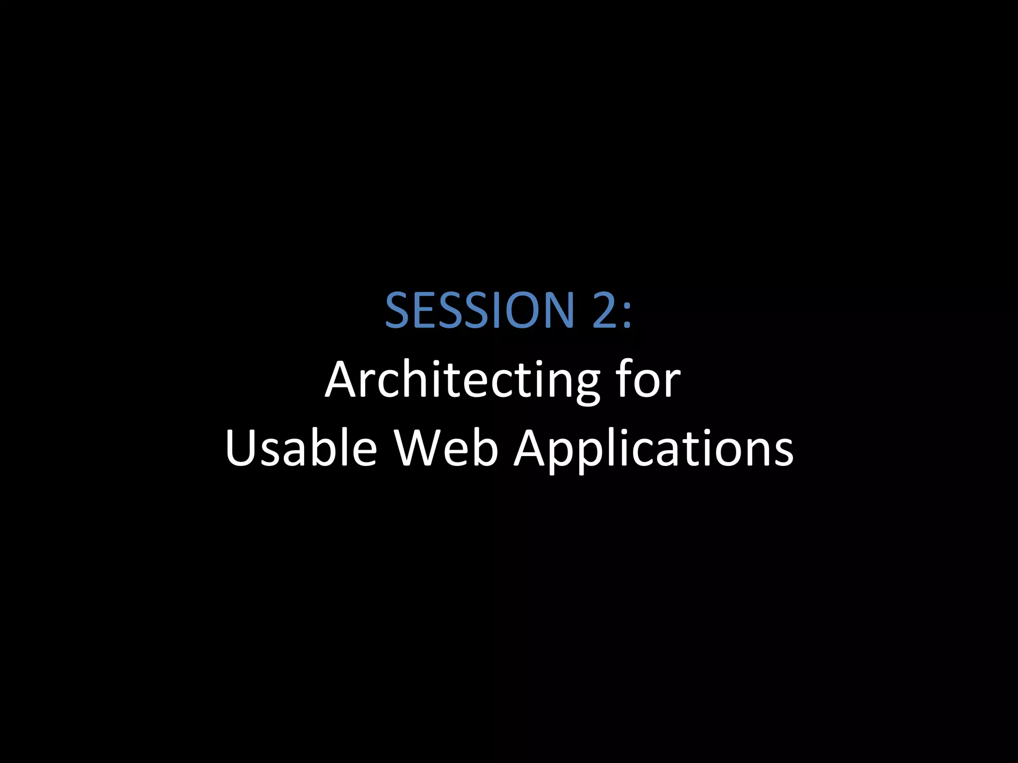 Scalable And Usable Web Applications Ppt Scalable And Usable Web Applications Ppt