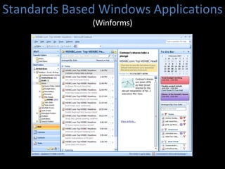 Standards Based Windows Applications (Winforms) 