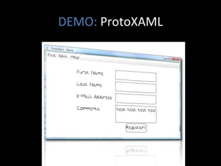 DEMO:  ProtoXAML 