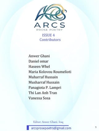 Rareroot Issue 5 Pdf Arcs 4 Prose Poetry Issue 4 the prose poetry world.pdf