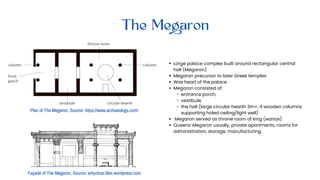 Megaron Structure Greek Classicism in Architecture and urban planning | PDF