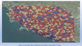 Figure 6: Hot Spot Map of Kadikoy According to Calculated Z Values
 