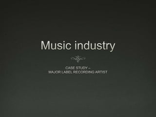 Arctic monkeys and the music industry