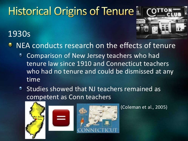 Dissertation and dismissal of tenured teachers