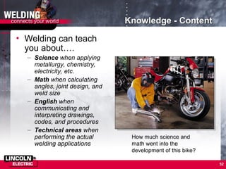Math Wedl ArcWeldingBasics. Arc welding is most commonly used to join two pieces ...