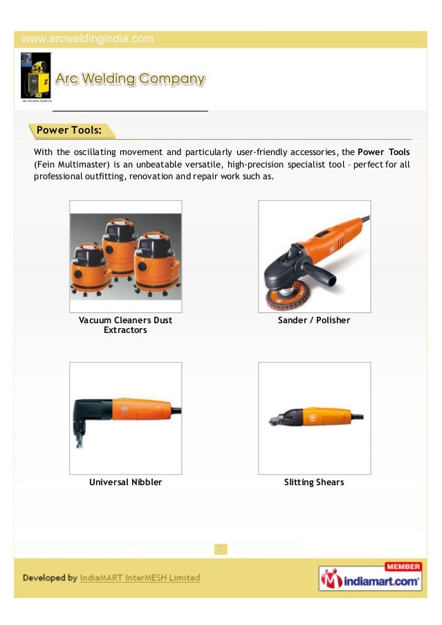 Arc Welding Company, New Delhi, Sander / Polisher