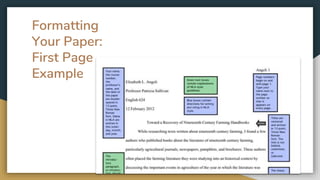 MLA Formatting and Documentation | PPTX