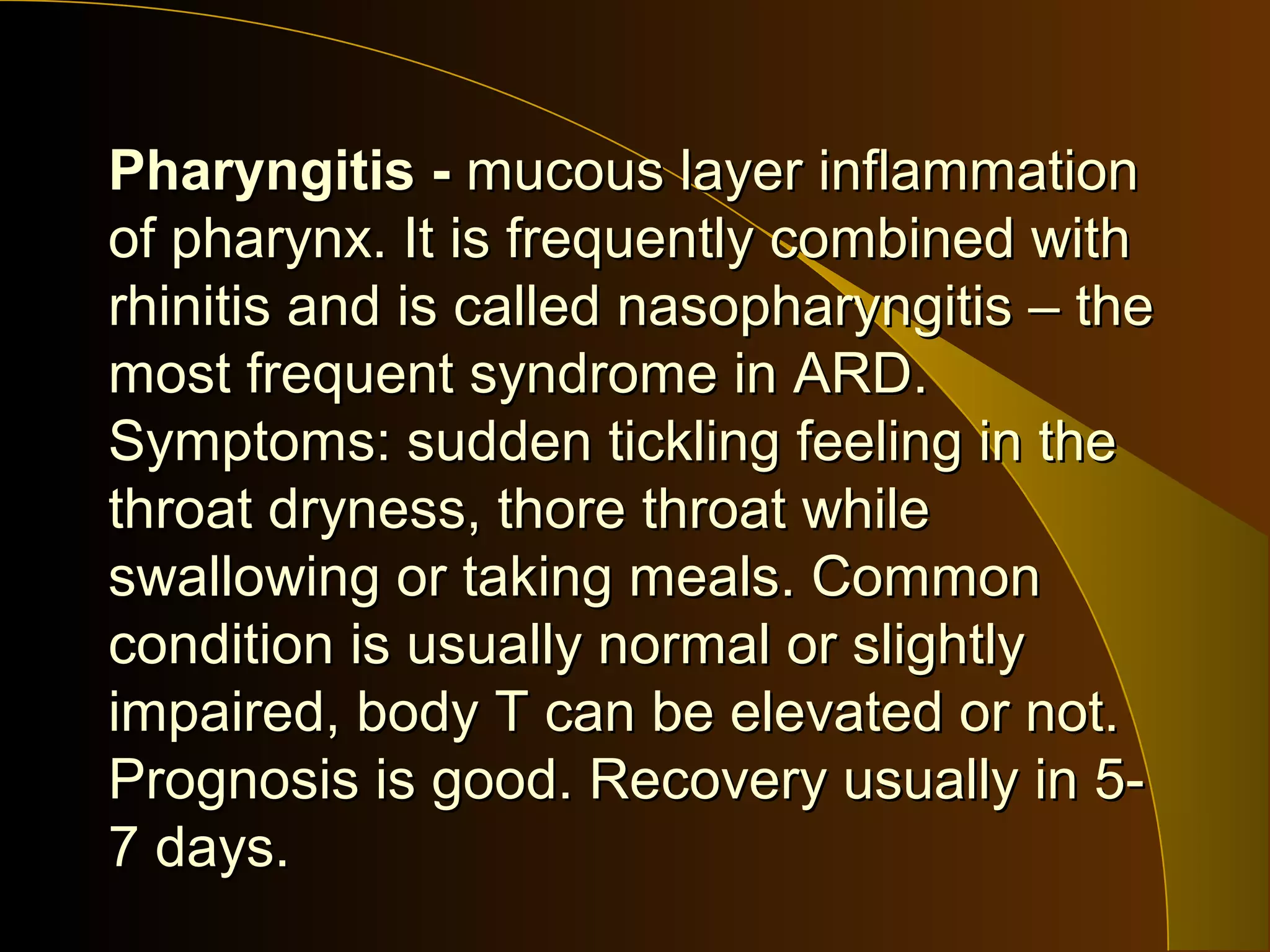 Acute respiratory diseases in children | PPT