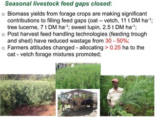 Africa RISING in the Ethiopian highlands: Some phase I achievements