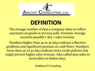 Helathcare IT - AR Days Reduction | PPTX