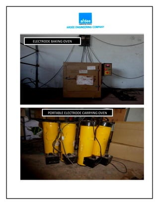 PORTABLE ELECTRODE CARRYING OVEN
ELECTRODE BAKING OVEN
 