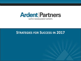 36
STRATEGIES FOR SUCCESS IN 2017
 