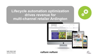 Lifecycle automation optimization
drives revenue for
multi-channel retailer Ardington
 