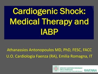 Athanassios Antonopoulos MD, PhD, FESC, FACC
U.O. Cardiologia Faenza (RA), Emilia Romagna, IT
 