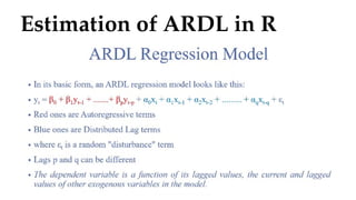 ARDL_ Autoregressive Distributed lag model.pptx