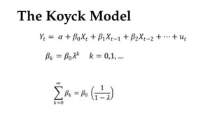 ARDL_ Autoregressive Distributed lag model.pptx
