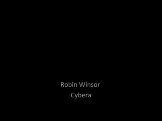 Cloud Computing and  Virtualization as Enablers for Innovation in Rural Communities Robin Winsor  Cybera 