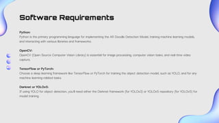 AR Doodle detection Title for Mini Project | PPT