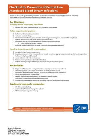 Shaza A.Othman,
ICU clinical pharmacist
BPS, Pharmacotherapy
Care plan edited, May 2014
 