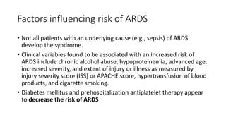 Acute Respiratory Distress Syndrome | PPTX