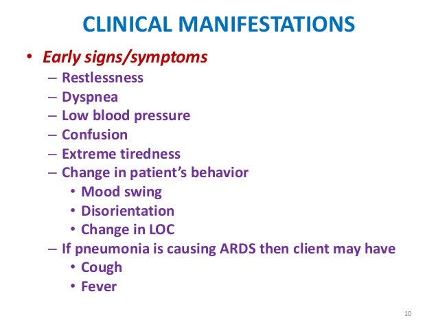 Acute respiratory distress syndrome (ARDS)