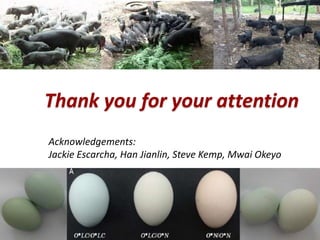 The sustainable use of animal genetics in developing countries