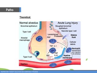 Patho
RESPIRATORY THERAPY EDUCATION AND COMPETENCY PROGRAM
Theoretical:
 