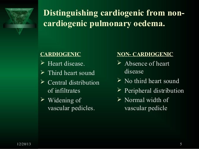 Non cardiogenic pulmonary edema