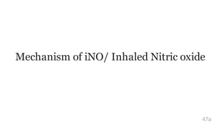 Mechanism of iNO/ Inhaled Nitric oxide
47a
 
