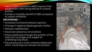 ARDS Ventilator strategies.pptx respiratory medicine | PPTX