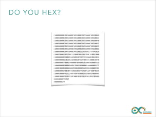 DO YOU HEX?

 
