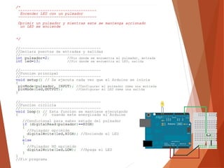 Arduino(Tipos y su Programacion)