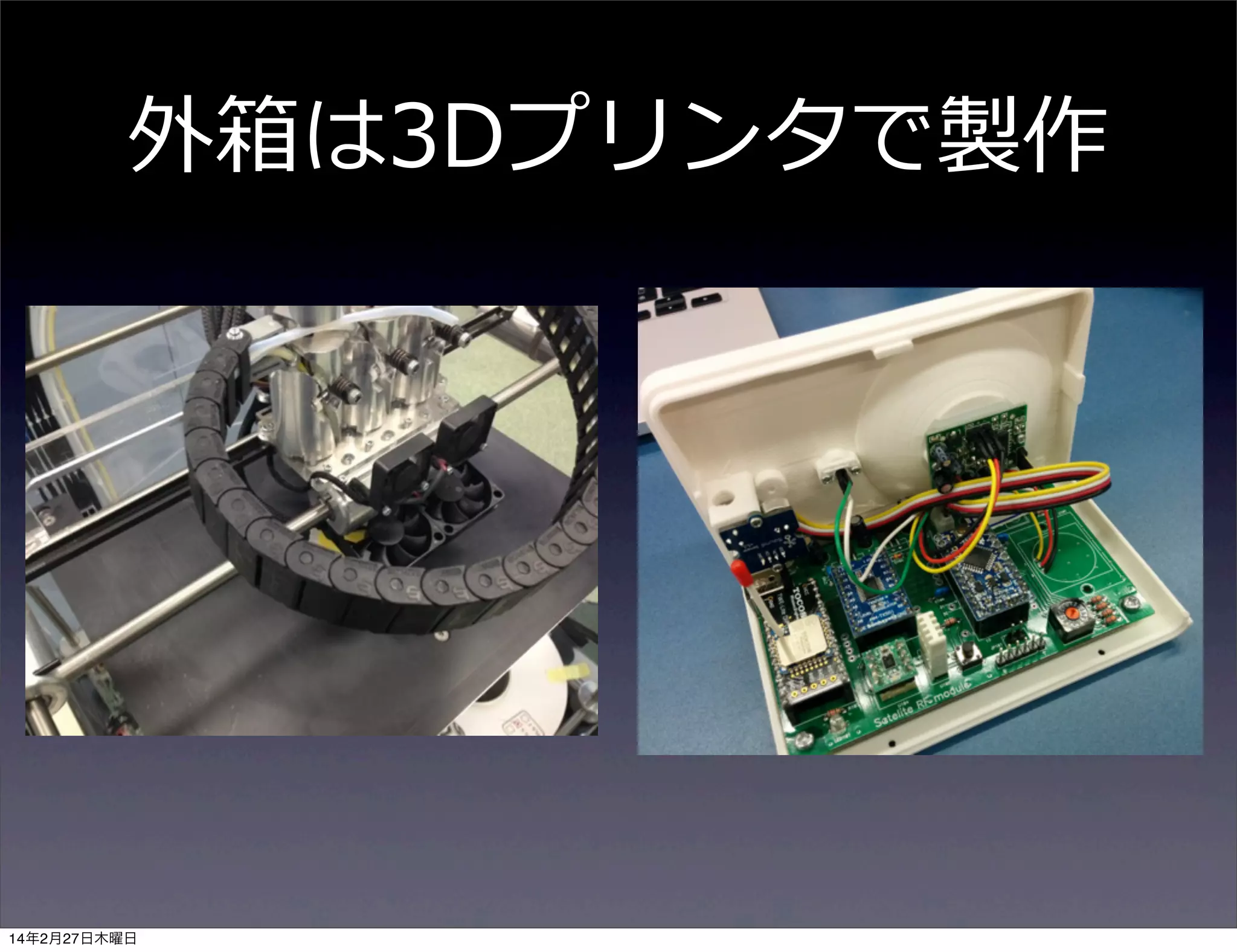 外箱は3Dプリンタで製作

14年2月27日木曜日

 