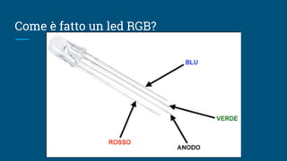 Come è fatto un led RGB?
 