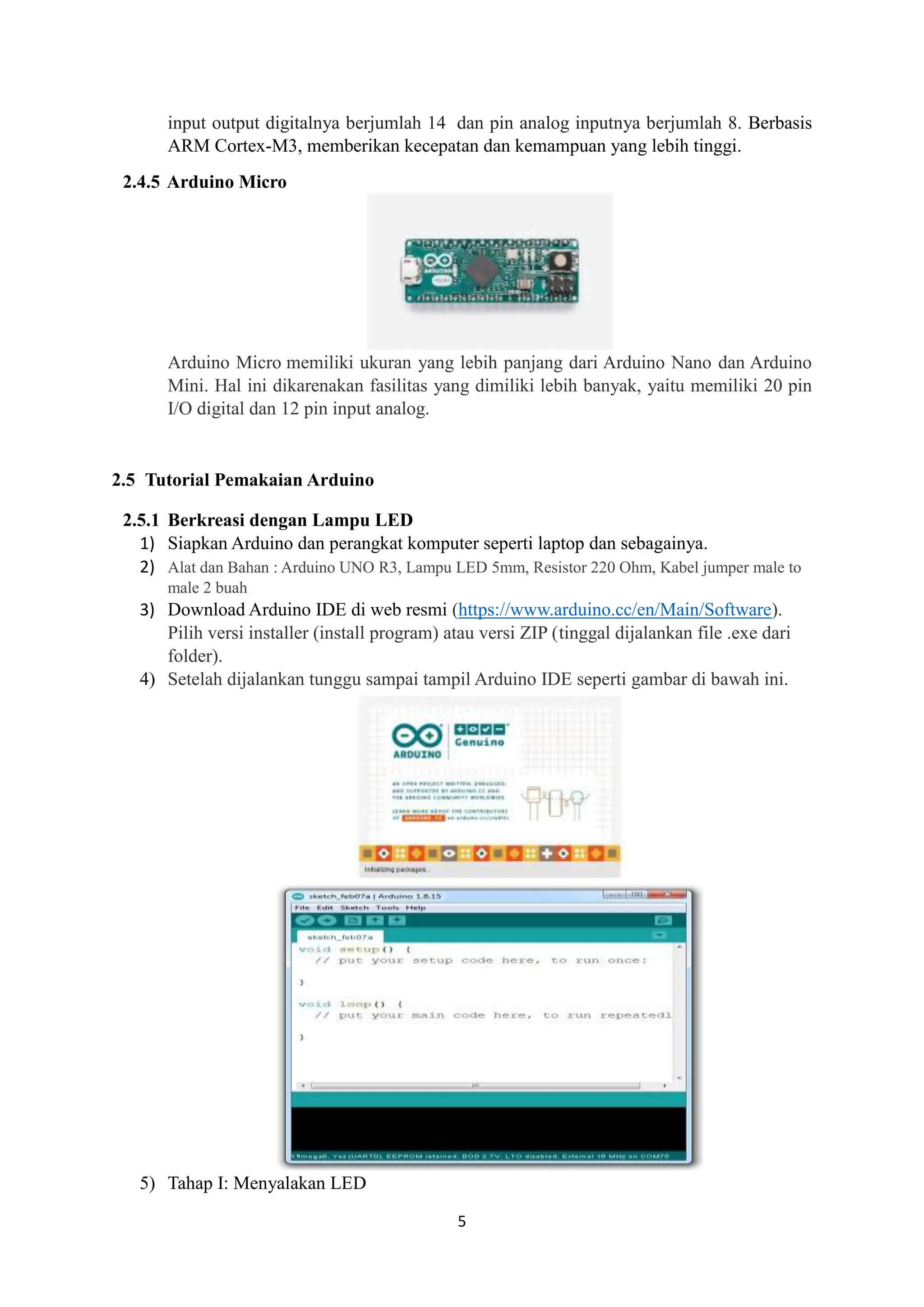 Makalah tentang ARDUINO dan cara penggunaannya. | DOCX