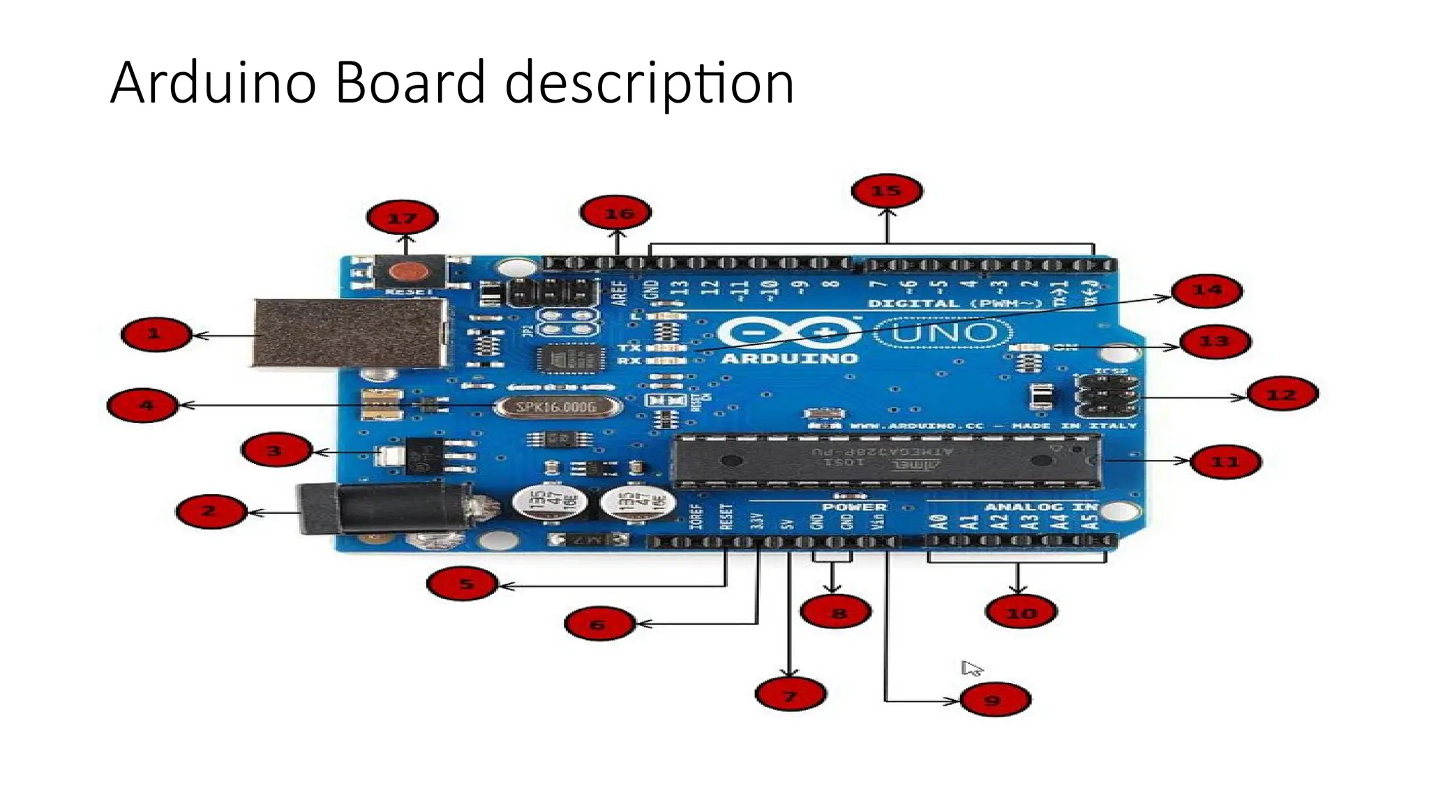 Arduino Board description 