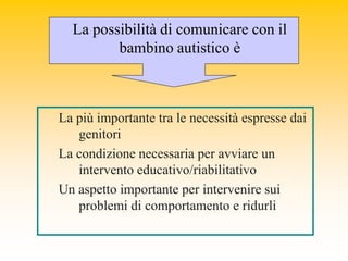 autismo e comunicazione | PDF