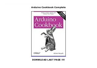 Arduino Cookbook Complete